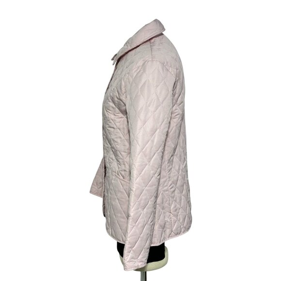 Steve & Barrys Quilted Jacket M Light Pink Polyester Womens Outerwear - Picture 3 of 5